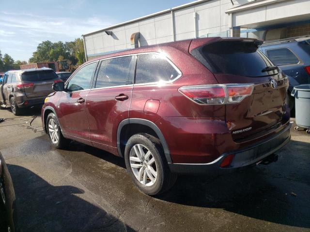Photo 2 from auction – 2014 TOYOTA HIGHLANDER with VIN 5TDZARFH0ES007685