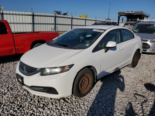 HONDA CIVIC LX 2013 with VIN 19XFB2F51DE019723 - Photo from auction
