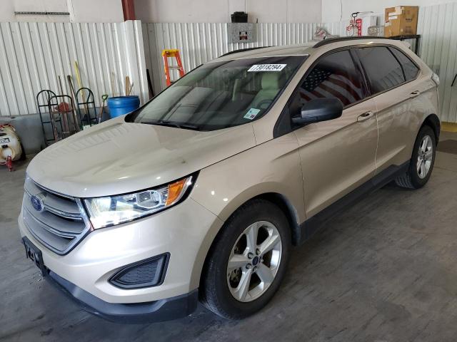 FORD EDGE SE 2017 with VIN 2FMPK3G95HBC09058 - Photo from auction