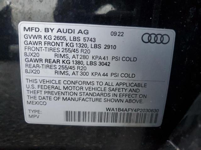 Photo 14 from auction – 2023 AUDI SQ5 PREMIU with VIN WA1B4AFY4P2030630