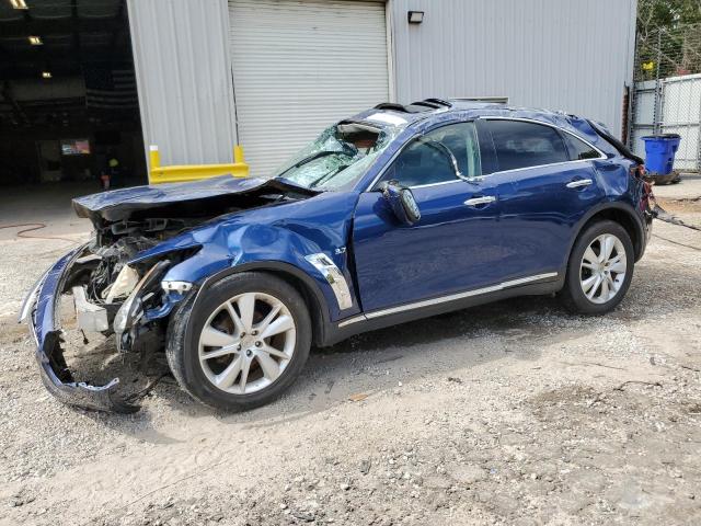INFINITI QX70 2015 with VIN JN8CS1MW2FM481046 - Photo from auction