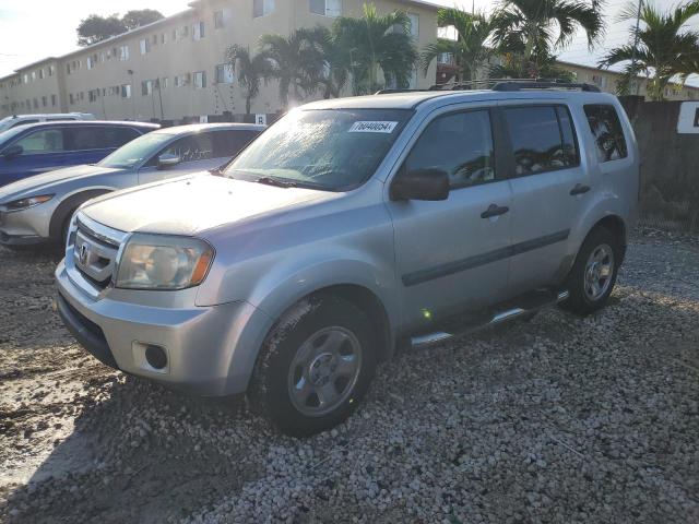 HONDA PILOT LX 2010 with VIN 5FNYF3H24AB017752 - Photo from auction