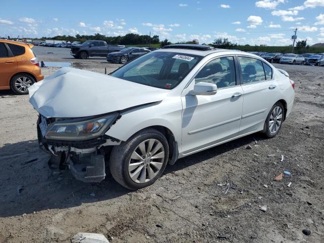 HONDA ACCORD EXL 2015 with VIN 1HGCR2F84FA113448 - Photo from auction