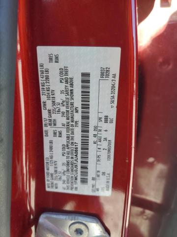 Photo 14 from auction – 2018 FORD ESCAPE TIT with VIN 1FMCU0J97JUA08617