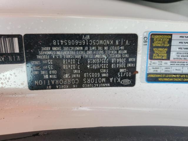 Photo 14 from auction – 2015 KIA SEDONA EX with VIN KNDMC5C16F6065418