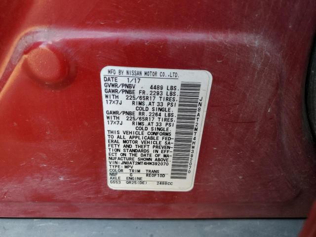 Photo 14 from auction – 2017 NISSAN ROGUE S with VIN JN8AT2MT4HW392070