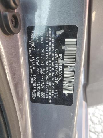 Photo 14 from auction – 2015 HYUNDAI ACCENT GS with VIN KMHCT5AE4FU225899