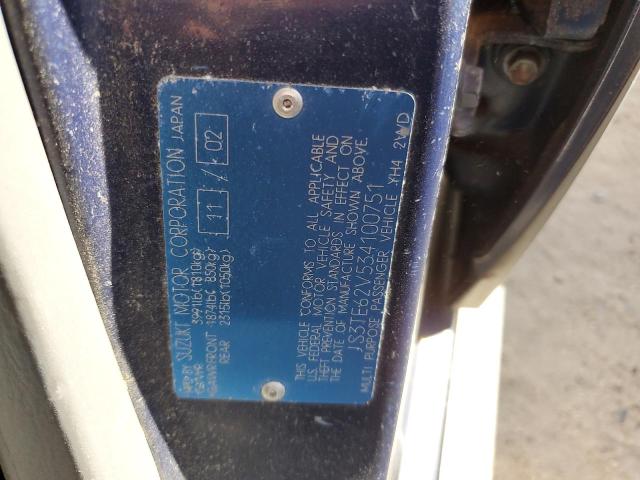 Photo 14 from auction – 2003 SUZUKI GRAND VITA with VIN JS3TE62V534100751