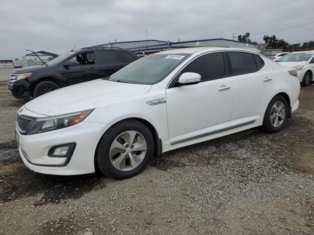 KIA OPTIMA HYB 2014 with VIN KNAGM4AD0E5063957 - Photo from auction