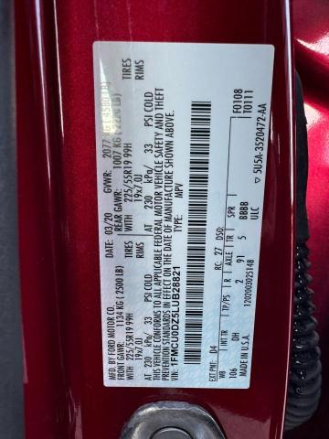 Photo 10 from auction – 2020 FORD ESCAPE TIT with VIN 1FMCU0DZ5LUB28821