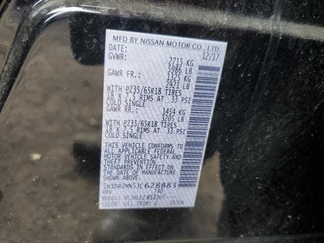 Photo 14 from auction – 2018 NISSAN PATHFINDER with VIN 5N1DR2MN5JC628883