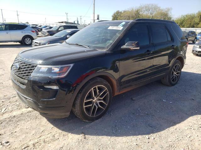 FORD EXPLORER S 2018 with VIN 1FM5K8GT0JGB75254 - Photo from auction