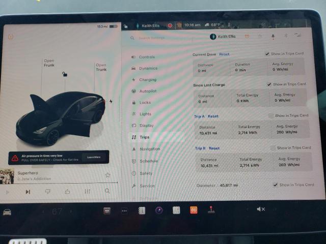 Photo 9 from auction – 2022 TESLA MODEL 3 with VIN 5YJ3E1EC0NF274864