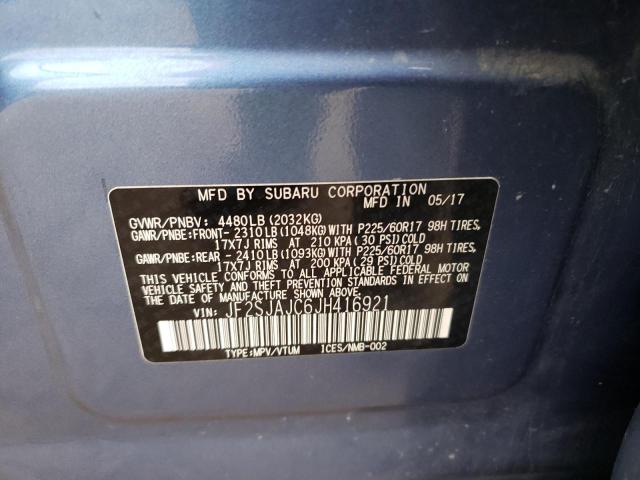 Photo 14 from auction – 2018 SUBARU FORESTER 2 with VIN JF2SJAJC6JH416921
