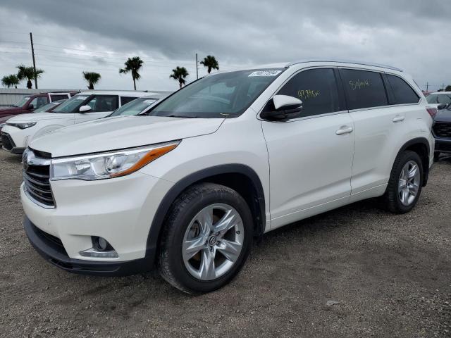 TOYOTA HIGHLANDER 2016 with VIN 5TDDKRFH7GS319318 - Photo from auction