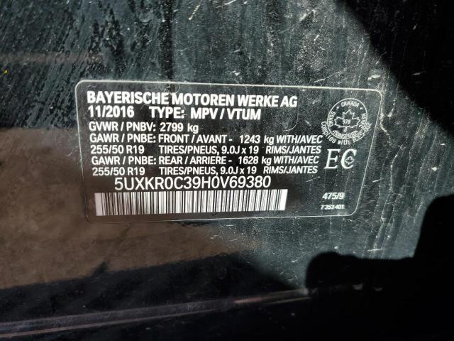 Photo 14 from auction – 2017 BMW X5 XDRIVE3 with VIN 5UXKR0C39H0V69380