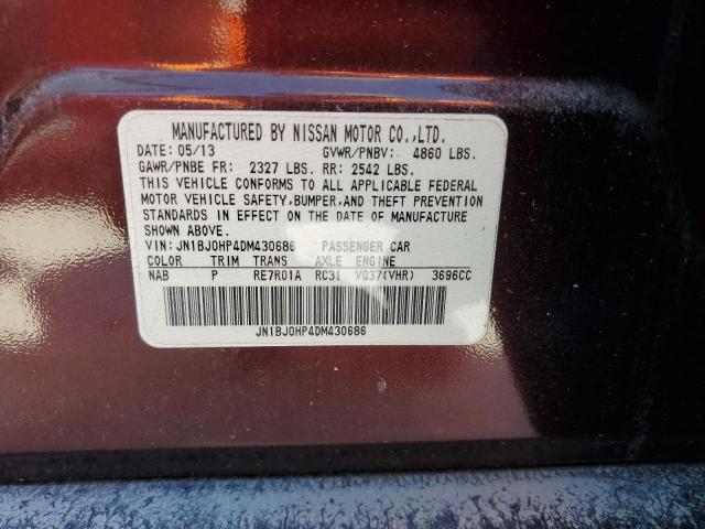 Photo 14 from auction – 2013 INFINITI EX37 BASE with VIN JN1BJ0HP4DM430686
