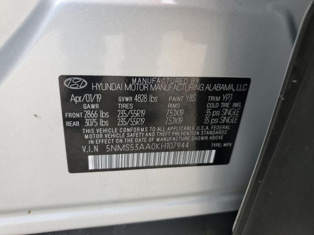 Photo 14 from auction – 2019 HYUNDAI SANTA FE L with VIN 5NMS53AA0KH107944