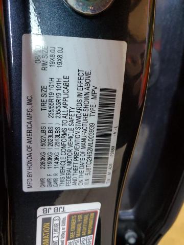 Photo 10 from auction – 2021 ACURA RDX TECHNO with VIN 5J8TC2H52ML003939