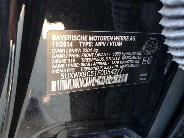 Photo 14 from auction – 2015 BMW X3 XDRIVE2 with VIN 5UXWX9C51F0D54377