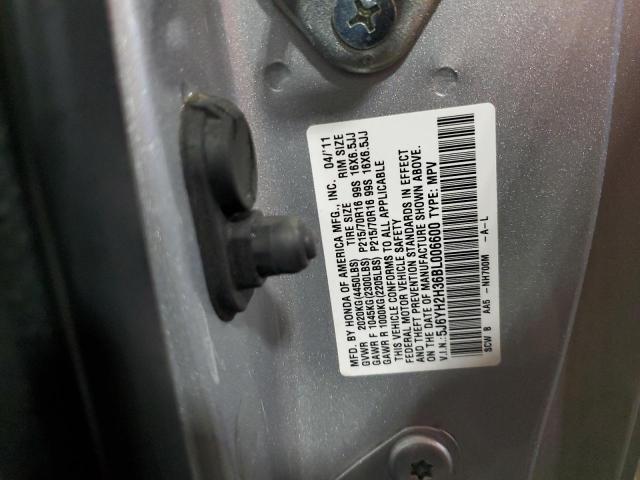 Photo 14 from auction – 2011 HONDA ELEMENT LX with VIN 5J6YH2H36BL006600