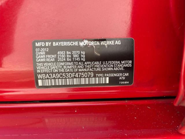 Photo 10 from auction – 2013 BMW 335 I with VIN WBA3A9C53DF475079