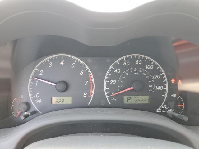Photo 9 from auction – 2009 TOYOTA COROLLA BA with VIN JTDBL40E199024738