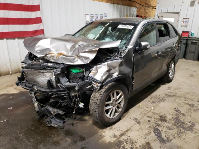 KIA SORENTO LX 2015 with VIN 5XYKT3A63FG631395 - Photo from auction
