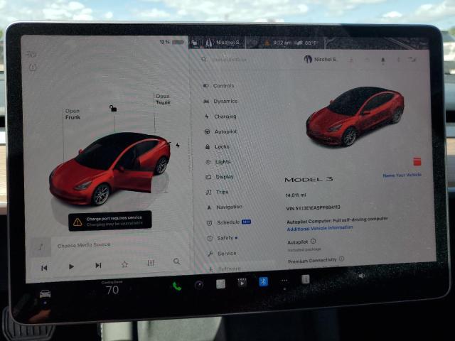 Photo 9 from auction – 2023 TESLA MODEL 3 with VIN 5YJ3E1EA9PF684113