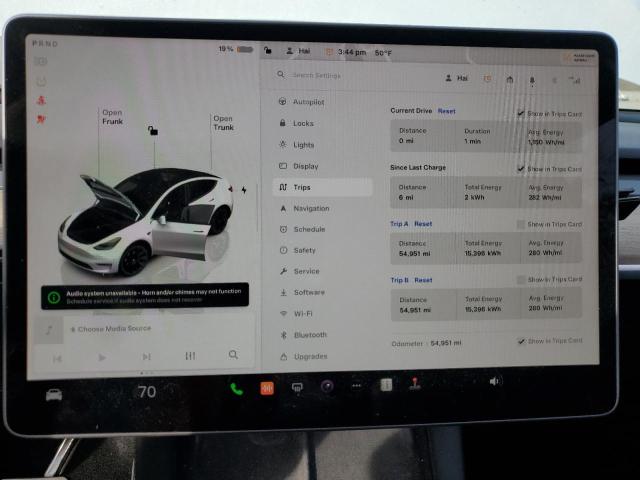 Photo 9 from auction – 2022 TESLA MODEL Y with VIN 7SAYGDEE8NA010522