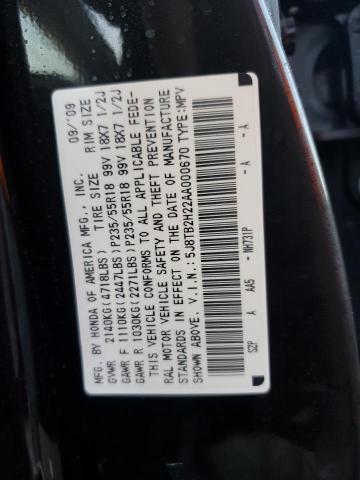 Photo 14 from auction – 2010 ACURA RDX with VIN 5J8TB2H22AA000670