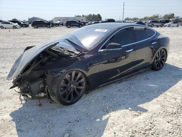 TESLA MODEL S 2015 with VIN 5YJSA1E25FF112972 - Photo from auction