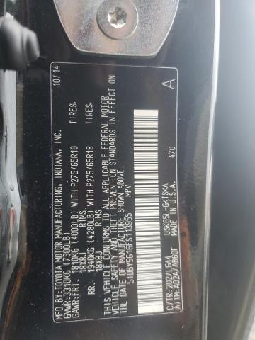 Photo 14 from auction – 2015 TOYOTA SEQUOIA SR with VIN 5TDBY5G16FS113955