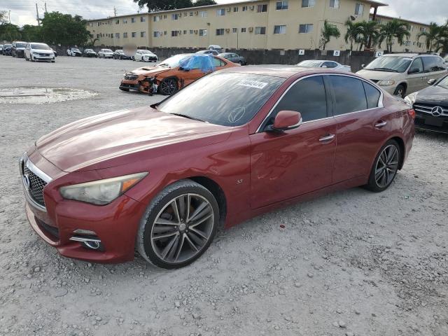INFINITI Q50 BASE 2014 with VIN JN1BV7AP2EM680467 - Photo from auction