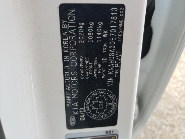 Photo 14 from auction – 2014 KIA RONDO with VIN KNAHU8A30E7017813