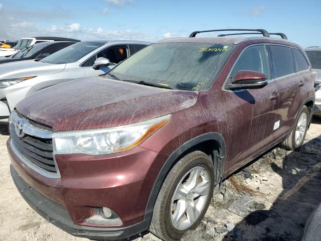 TOYOTA HIGHLANDER 2015 with VIN 5TDDKRFH0FS095971 - Photo from auction