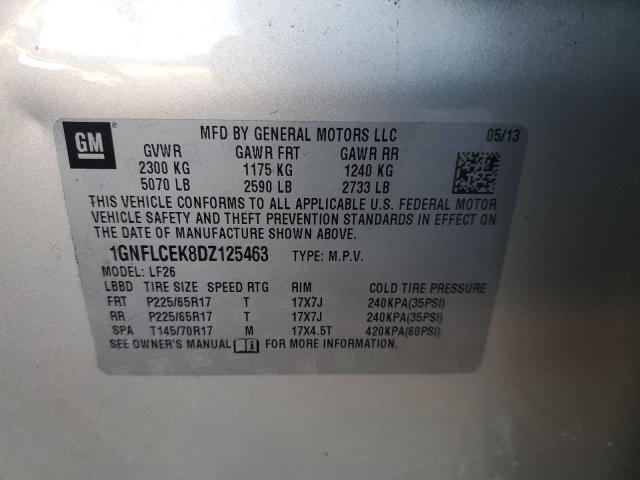 Photo 14 from auction – 2013 CHEVROLET EQUINOX LS with VIN 1GNFLCEK8DZ125463