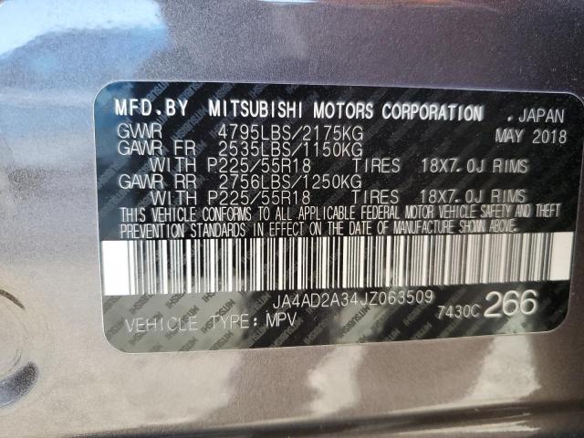Photo 14 from auction – 2018 MITSUBISHI OUTLANDER with VIN JA4AD2A34JZ063509