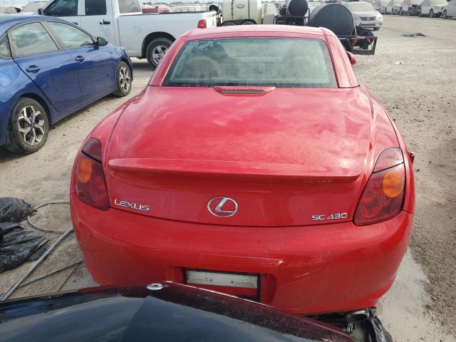 Photo 6 from auction – 2002 LEXUS SC 430 with VIN JTHFN48YX20012798