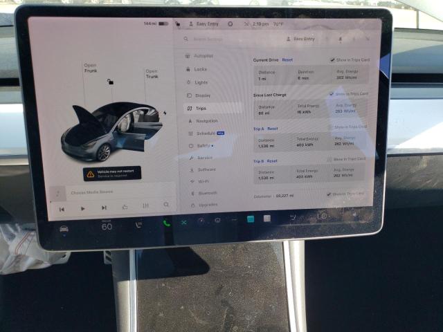 Photo 9 from auction – 2018 TESLA MODEL 3 with VIN 5YJ3E1EB7JF100422