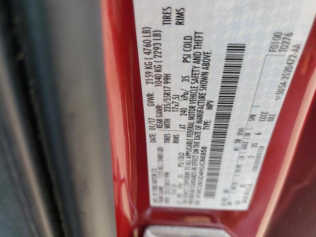 Photo 14 from auction – 2017 FORD ESCAPE SE with VIN 1FMCU9GD4HUC66958