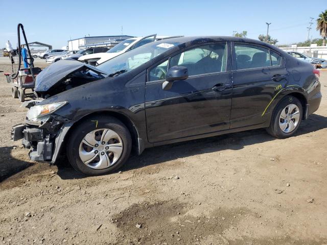 HONDA CIVIC LX 2013 with VIN 2HGFB2F45DH100589 - Photo from auction