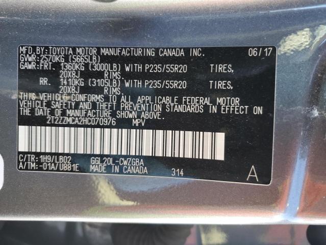 Photo 14 from auction – 2017 LEXUS RX 350 BAS with VIN 2T2ZZMCA2HC070976