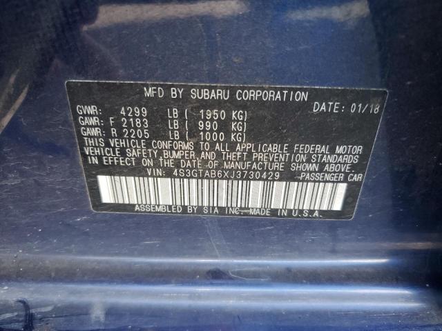 Photo 14 from auction – 2018 SUBARU IMPREZA PR with VIN 4S3GTAB6XJ3730429
