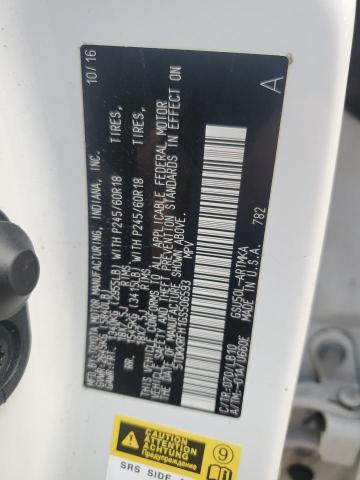 Photo 14 from auction – 2016 TOYOTA HIGHLANDER with VIN 5TDKKRFH1GS506593