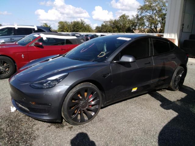 TESLA MODEL 3 2023 with VIN 5YJ3E1EC0PF678962 - Photo from auction