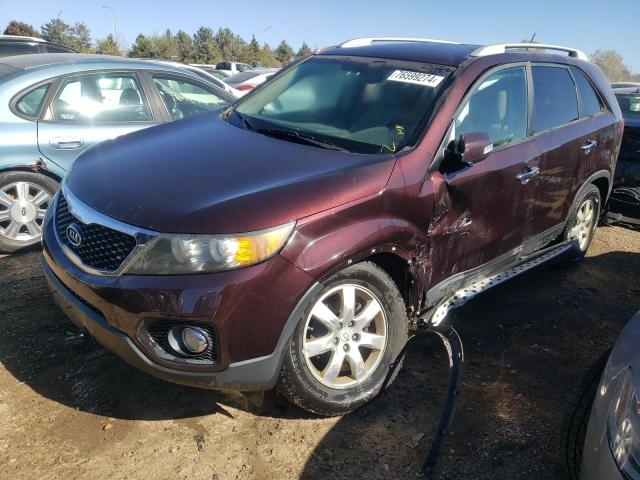 KIA SORENTO BA 2011 with VIN 5XYKT3A13BG095739 - Photo from auction