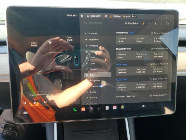 Photo 9 from auction – 2019 TESLA MODEL 3 with VIN 5YJ3E1EB9KF384282