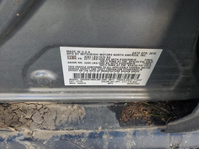 Photo 14 from auction – 2015 MITSUBISHI OUTLANDER with VIN 4A4AP3AU9FE034073