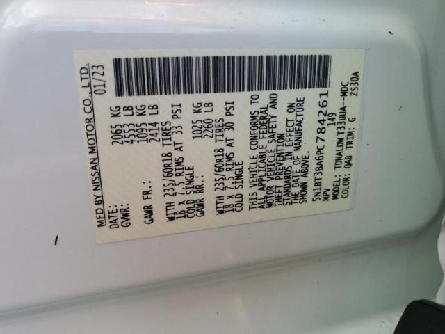 Photo 14 from auction – 2023 NISSAN ROGUE SV with VIN 5N1BT3BA6PC784261